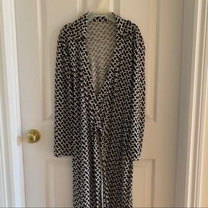 Unbranded patterned wrap dress